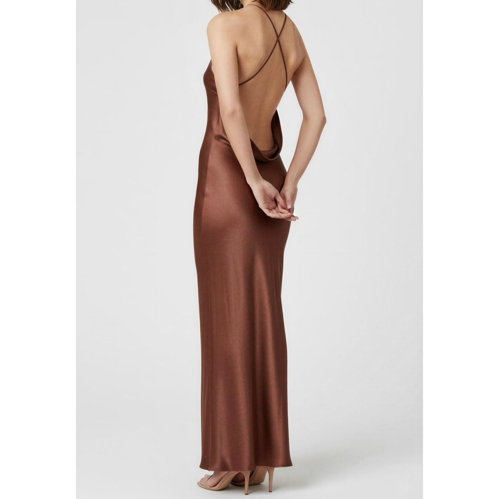 BEC & BRIDGE Annika Maxi Dress, Chocolate, 4 (US) - Picture 4 of 13